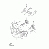 Схема узла: Фара Yamaha FZ6 FZ6 FAZER S2 (ABS)