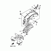 Схема узла: Крыло Yamaha XV250 Virago