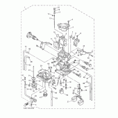 Схема узла: Карбюратор Yamaha YZ426F