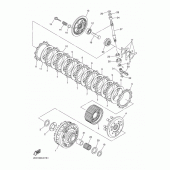 Схема вузла: Зчеплення Yamaha YZF-R6/YZF600 R6