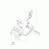 Схема вузла: Вихлопна система Yamaha MT09/ MTN850 MT-09 Tracer