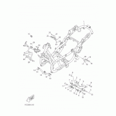 Схема вузла: Рама Yamaha YP250 X-MAX