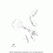 Схема узла: Распредвал и Цепь ГРМ Yamaha TW200