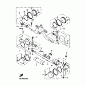 Схема узла: Поворотники Yamaha XVS650 Drag Star Silverado