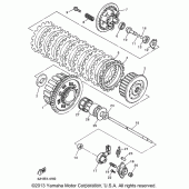 Схема вузла: Зчеплення Yamaha YZF600R Thundercat