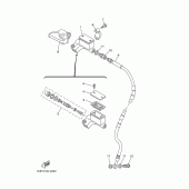 Схема узла: Передний тормозной цилиндр Yamaha TTR125 TT-R125