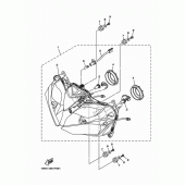 Схема вузла: Фара Yamaha YZF-R3