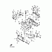 Схема узла: Боковая крышка Yamaha XVZ1300 Royal Star Venture