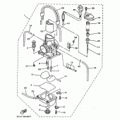 Схема узла: Карбюратор Yamaha YZ250 YZ250
