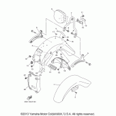 Схема узла: Крыло Yamaha XV1700 Road Star Midnight Silverado
