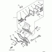 Схема вузла: Задній ліхтар (Стоп-сигнал) Yamaha XT125