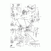 Схема вузла: Електрообладнання 2 Yamaha YZF-R1 R1