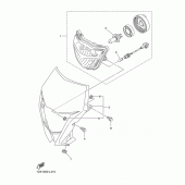Схема вузла: Фара Yamaha WR450F