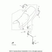 Схема узла: Сиденье Yamaha YZF600R Thundercat