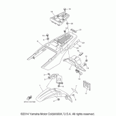 Схема вузла: Крило Yamaha TW200