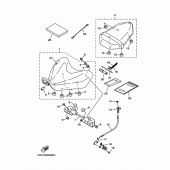 Схема вузла: Сидіння Yamaha MT07/ MTT690 MT-07