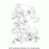 Схема узла: Масляный насос Yamaha XV1700 Road Star Midnight Silverado