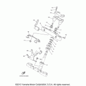 Схема узла: Рулевой механизм Yamaha XV1700 Road Star Silverado