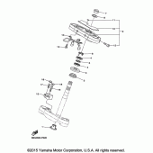 Схема узла: Рулевой механизм Yamaha XVS950 Bolt C-Spec