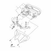 Схема узла: Панель приборов Yamaha XJ6 XJ6-N (Naked, ABS)