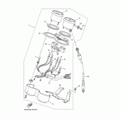 Схема узла: Панель приборов Yamaha YBR125