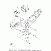 Схема вузла: Рама Yamaha FZ6 FZ6R