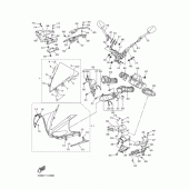 Схема вузла: Облицювальні елементи 1 Yamaha YZF-R1 R1