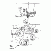 Схема узла: Meter assy Yamaha SZR660
