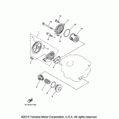Схема узла: Масляный насос Yamaha TW200