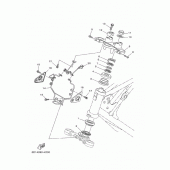 Схема узла: Рулевой механизм Yamaha YBR250