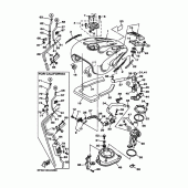 Схема узла: Топливный бак Yamaha XV1700 Road Star Warrior