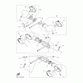 Схема вузла: Поворотники Yamaha VMX17 V-MAX