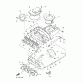 Схема узла: Впускная система Yamaha FZS1000 FAZER