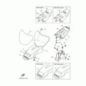 Схема вузла: Крило Yamaha TTR50 TT-R50