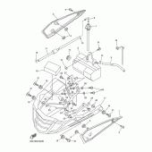 Схема узла: Боковая крышка Yamaha FZ1 FZ1 FAZER (Naked, ABS)