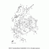 Схема вузла: Рама Yamaha XVS650 V-Star Custom
