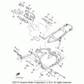 Схема узла: Рама Yamaha XVZ1300 Venture Royale