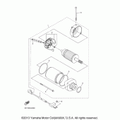 Схема вузла: Електричний стартер Yamaha FZ1 FZ1