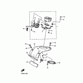 Схема вузла: Панель приладів Yamaha XVZ1300 Royal Star