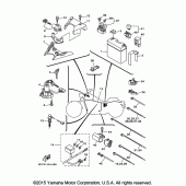 Схема вузла: Електроустаткування 2 Yamaha XV1900 Raider