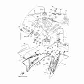 Схема вузла: Паливний бак Yamaha TTR110 TT-R110