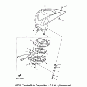 Схема узла: Панель приборов Yamaha XVS950 V-Star Tourer