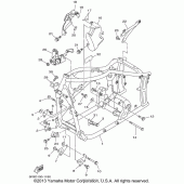 Схема вузла: Рама Yamaha XVS650 V-Star Custom