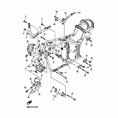 Схема узла: Рама Yamaha XVS1100 Drag Star