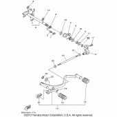 Схема узла: Вал переключения Yamaha XVS650 V-Star Classic