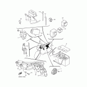 Схема узла: Электрооборудование 1 Yamaha XJ600 Diversion (S-TYPE)