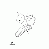 Схема вузла: Крило Yamaha TTR90 TT-R90