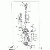 Схема вузла: Впускна система Yamaha DT125 DT125R