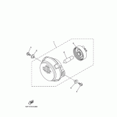 Схема узла: Фара Yamaha XG250 TRICKER