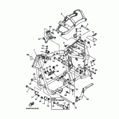 Схема узла: Рама Yamaha XV1700 Road Star Midnight